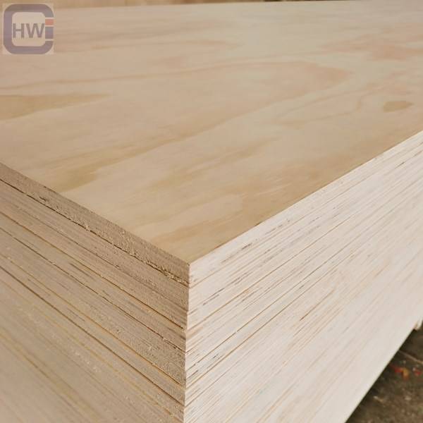 HW 12mm High-Quality Pine CDX Plywood for Furniture