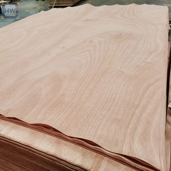 Red Face Veneer Decorative Natural Wood